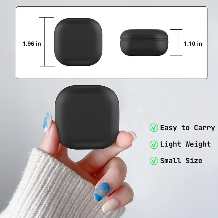 Cuifati Kabelloses Ladecase für Samsung Galaxy Buds 2, Unterstützt Kabelloses und Kabelgebundenes Qi