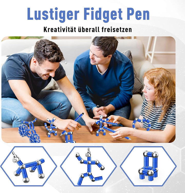 Hinshark Geschenke für Männer, Magnetic Fidget Pen, Ostergeschenke Geburtstagsgeschenk Gadgets Klein
