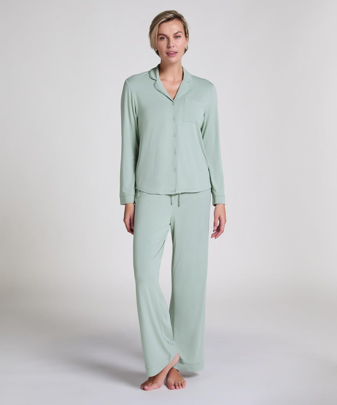 Hunkemöller Jersey-Hose Essential XS Iceberg Green, XS Iceberg Green