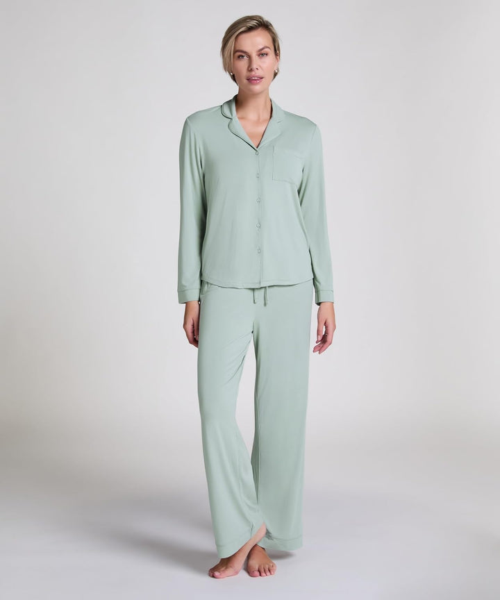 Hunkemöller Jersey-Hose Essential XS Iceberg Green, XS Iceberg Green