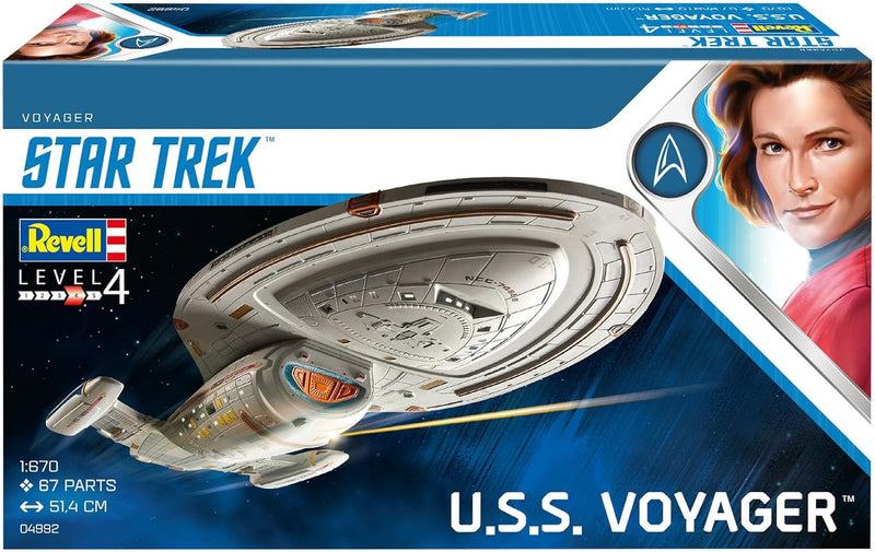 Revell 4992 USS Star Trek: Voyager Zubehör, Keine, 1/670 Voyager Single, Voyager Single