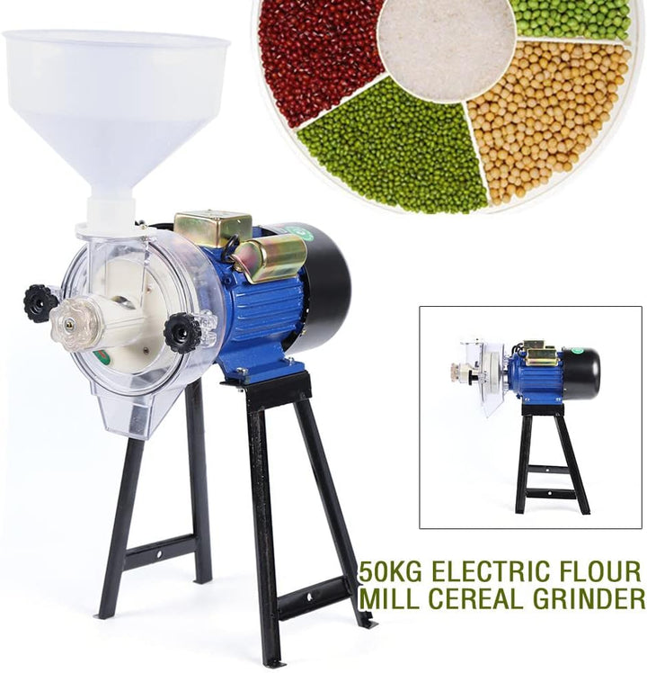 Elektrische Getreidemühle 2200W, Getreidemühle Schrotmühle Multifunktional Küchenmühle Kräutermühle