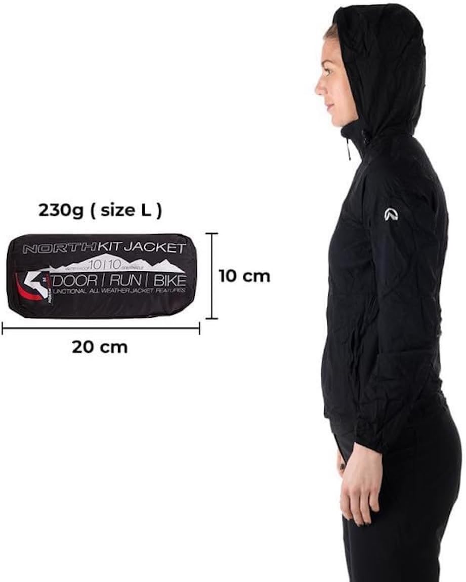 NORTHFINDER Ultraleichte Regenjacke Damen Wasserdicht Atmungsaktiv | Fahrrad Regenjacke Damen Laufja