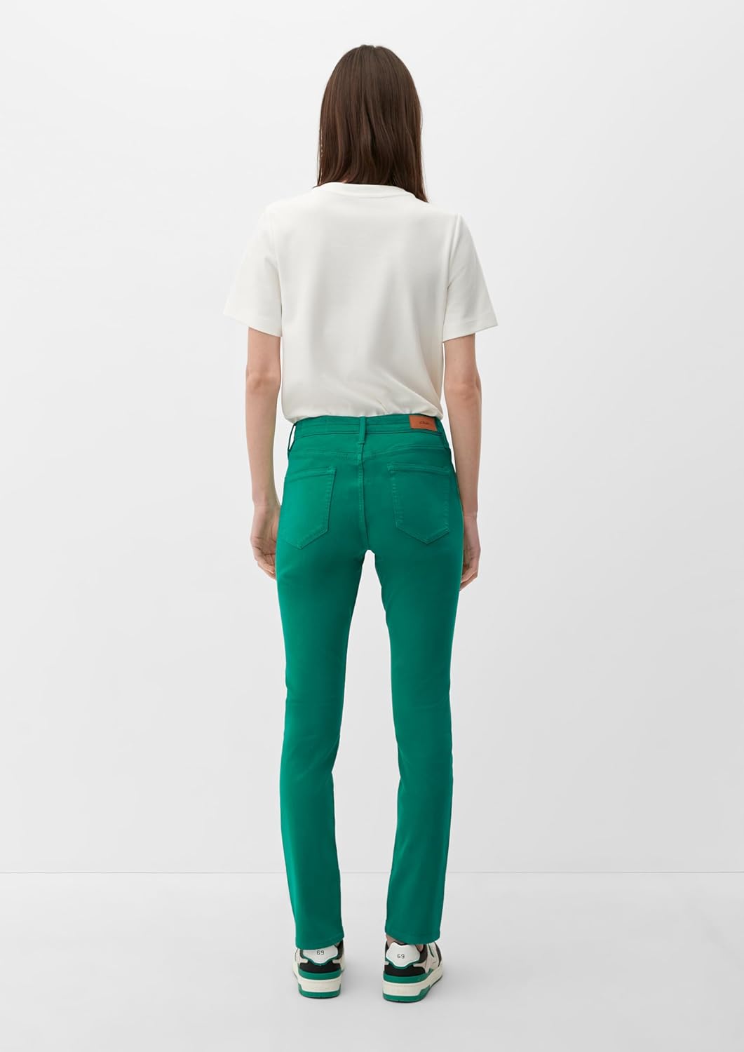 s.Oliver Damen Jeans, Betsy Slim Fit 32 Grün 76z8, 32 Grün 76z8