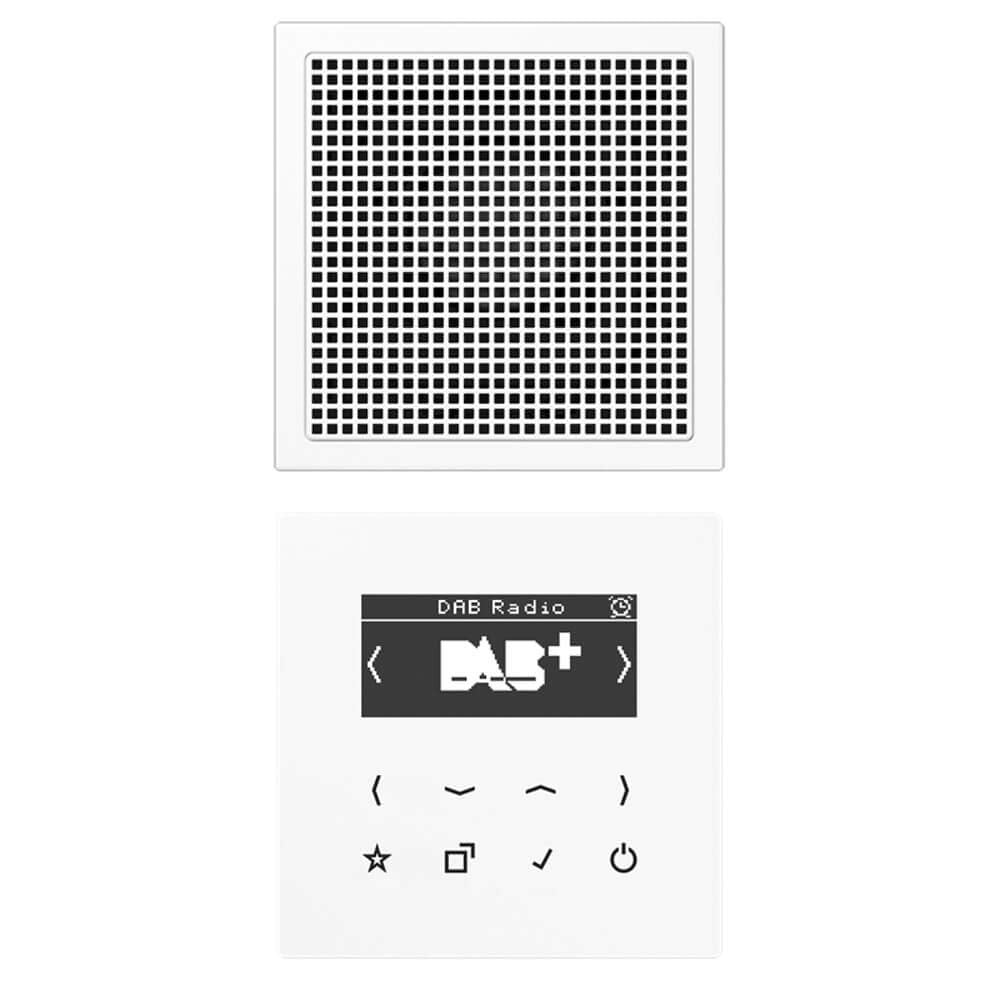 Smart Radio DAB + Set Mono S LS Lautsprecher weiss alpinweiss Set Weiss mit 1 Lautsprecher, Set Weis