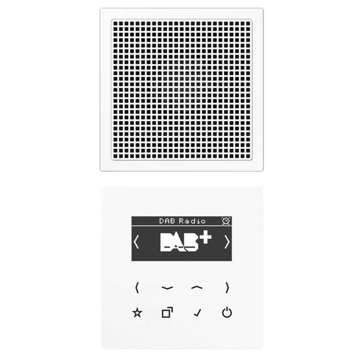Smart Radio DAB + Set Mono S LS Lautsprecher weiss alpinweiss Set Weiss mit 1 Lautsprecher, Set Weis