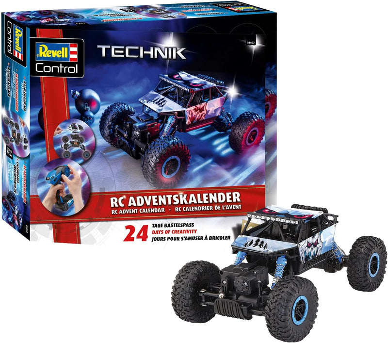 Revell 1052 Adventskalender RC Crawler I Ferngesteuertes für Bastler I für Jungen, Mädchen & Erwachs