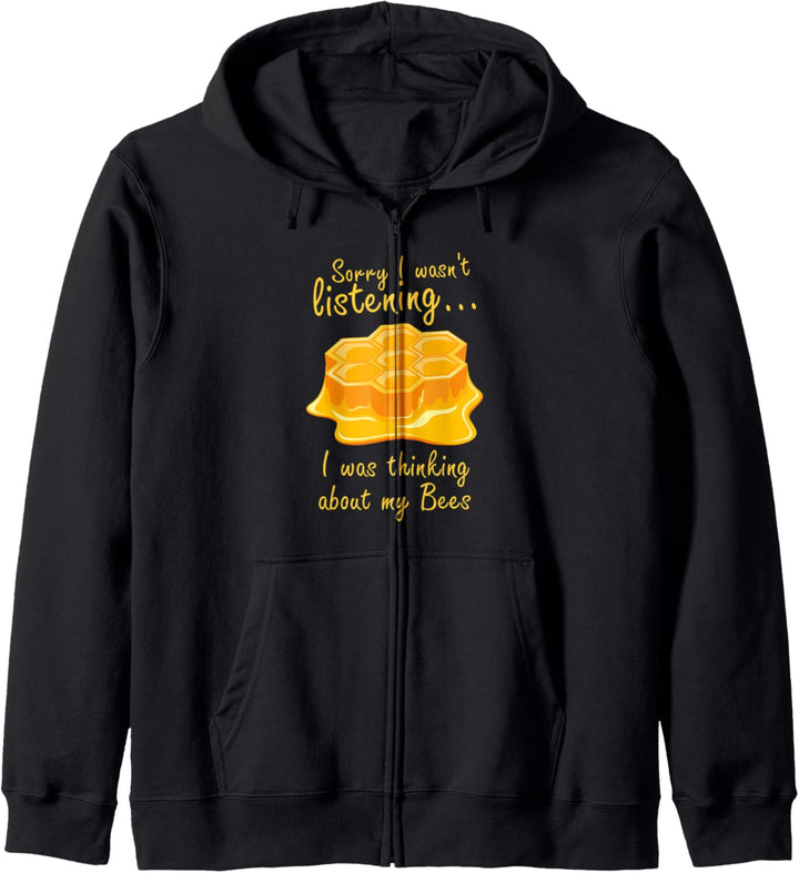 Nachdenken über Honig und Bienen Bienenzucht Bienenstock Kapuzenjacke