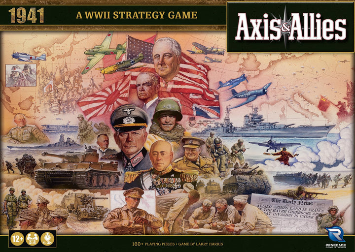 Renegade Game Studios | Achse & Verbündete: 1941, Brettspiel, ab 12 Jahren, 2–5 Spieler, 60–180 Minu