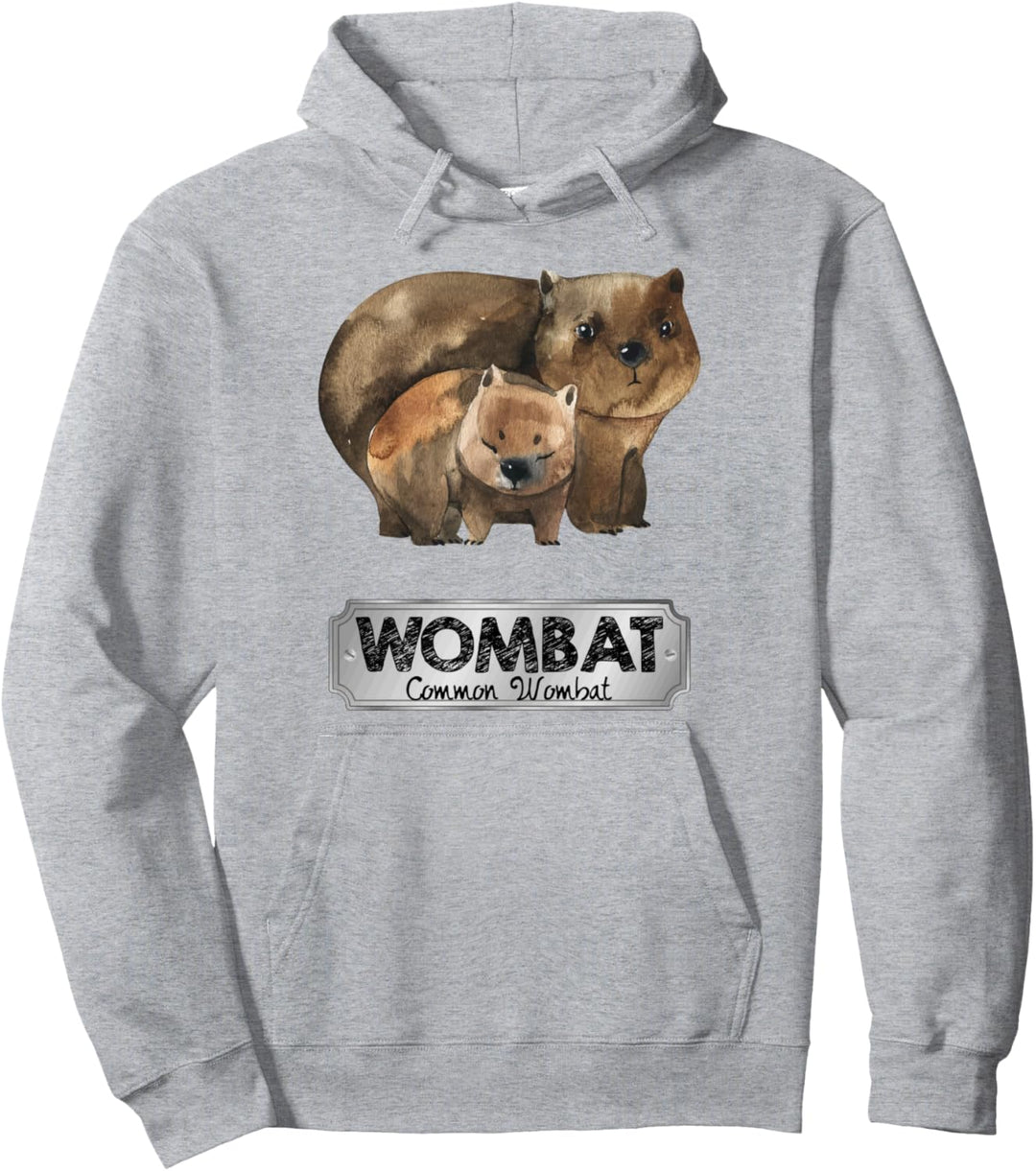 Australischer Beuteltier Wombat! Australien Wildlife Pullover Hoodie