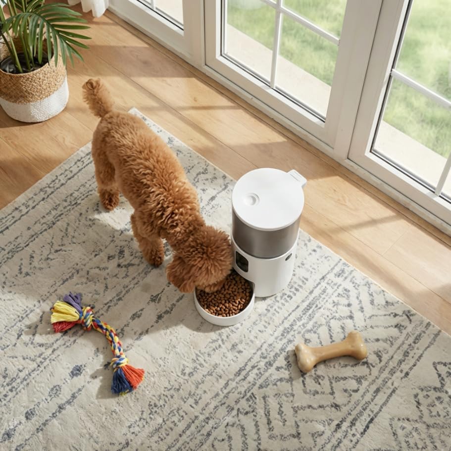 Futterautomat, Automatischer Futterspender für Katze und Hund, 3L – WiFi