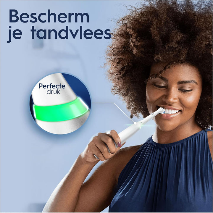 Oral-B iO 4N Elektrische Zahnbürste mit wiederaufladbarem Griff, 1 Kopf und Reisekoffer, entworfen v