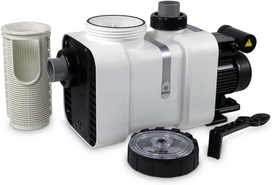Filterpumpe BADU Delta 17-400 V - Starke Leistung, leise &amp; effizient - Wartungsfreier Motor mit Edel