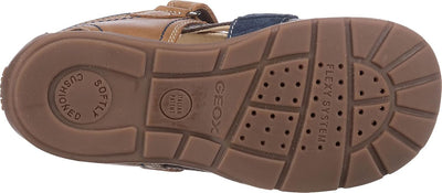 Geox B Kaytan A Lauflernschuhe 22 EU Caramel Navy, 22 EU Caramel Navy