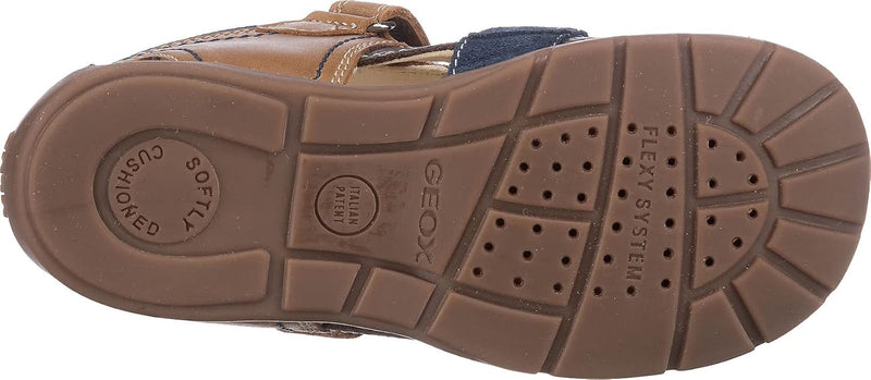 Geox B Kaytan A Lauflernschuhe 22 EU Caramel Navy, 22 EU Caramel Navy