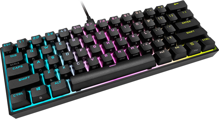 Corsair K65 RGB MINI 60% Mechanische Gaming-Tastatur (Anpassbare RGB-Beleuchtung einzelner Tasten, C