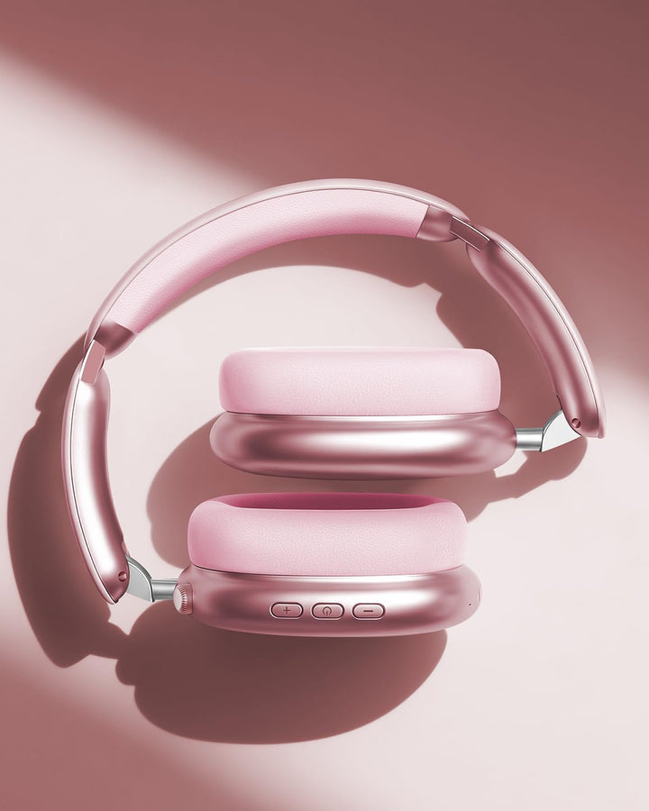 Wentronic Y02 Aktive Noise Cancelling Kopfhörer,60 Std.5 EQ-Musikmodi,Hi-Res-Audio,Tiefe Bässe,faltb
