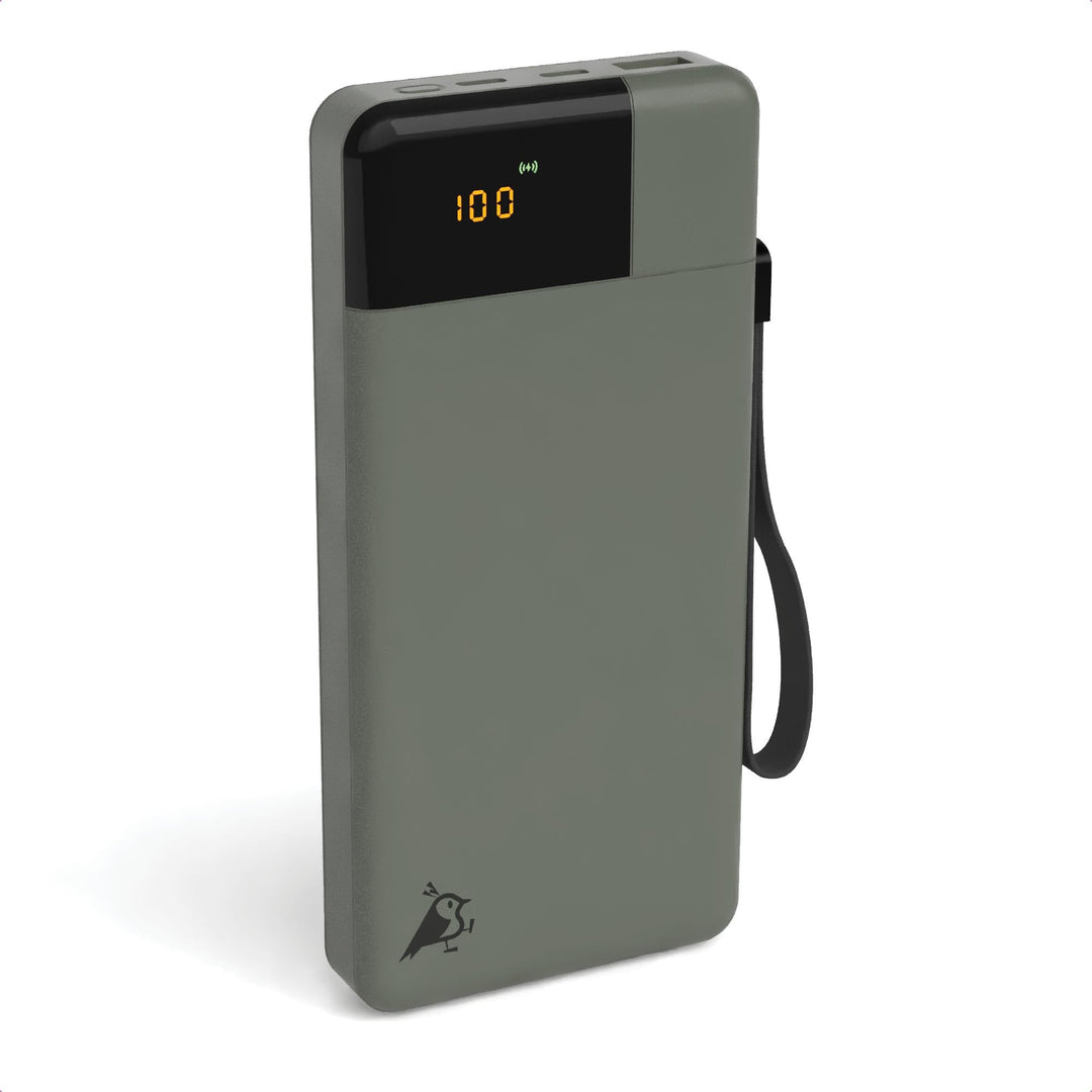 Powerbank 20000mAh, 20W, LCD-Display, 2X USB-C, 1x USB-A, tragbares Ladegerät, Pass-Through-Laden, l