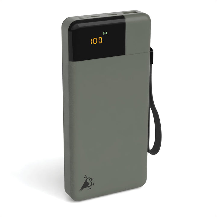 Powerbank 20000mAh, 20W, LCD-Display, 2X USB-C, 1x USB-A, tragbares Ladegerät, Pass-Through-Laden, l