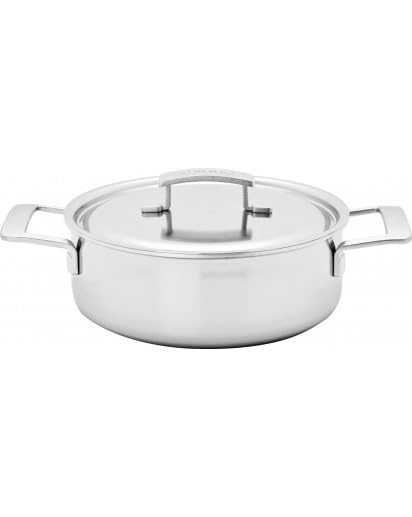 Demeyere Industry 5 Bratentopf nieder mit Deckel 24 cm; 3,7Liter; 18/10 Edelstahl