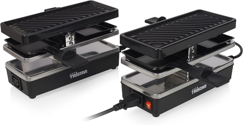 Tristar RA-2742 Raclette, Schwarz 4 Personen, 4 Personen