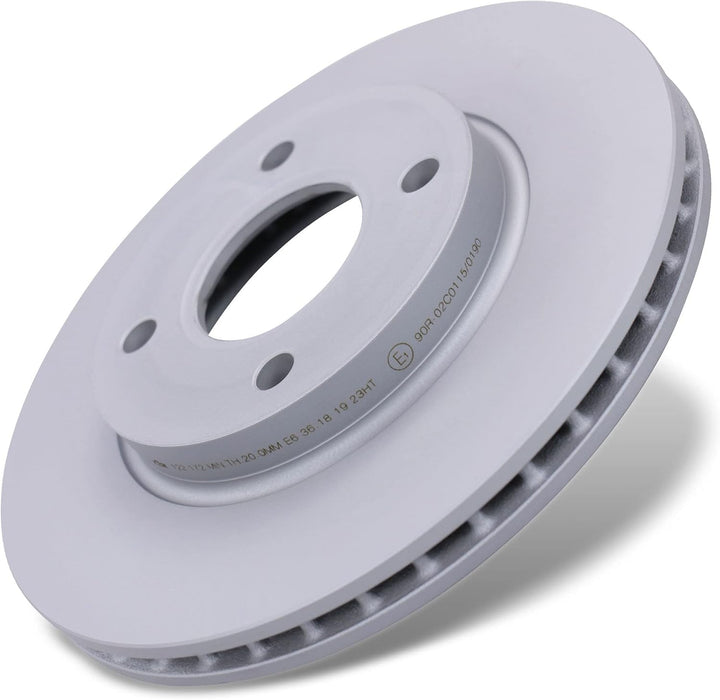 ATE Bremsenset Vorderachse inkl. Bremsscheiben vorne Ø 258 mm belüftet und Bremsbeläge vorne Kompati