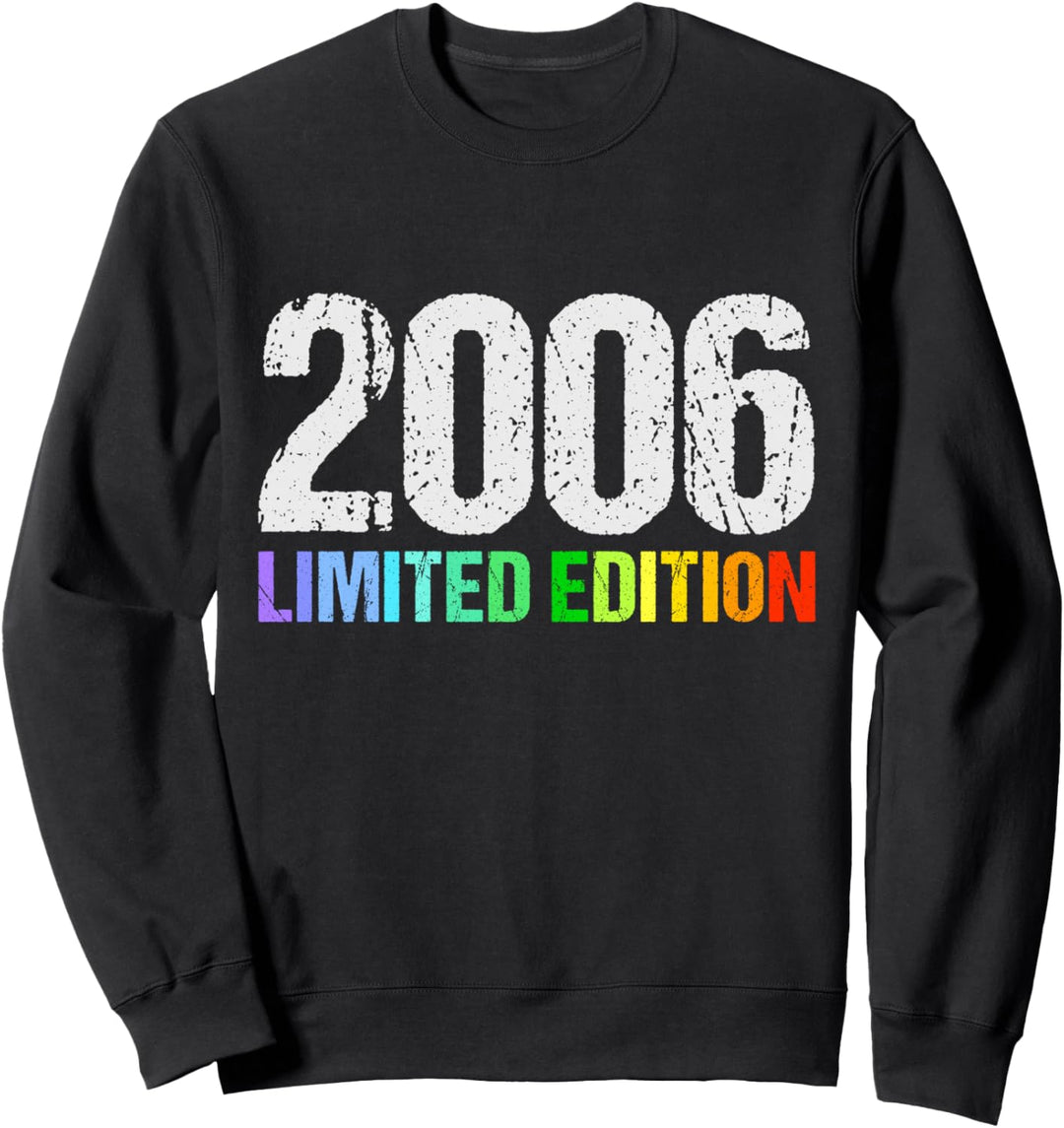 18. Geburtstag Junge Mädchen 18 Jahre 2006 Lustig Geschenk Sweatshirt