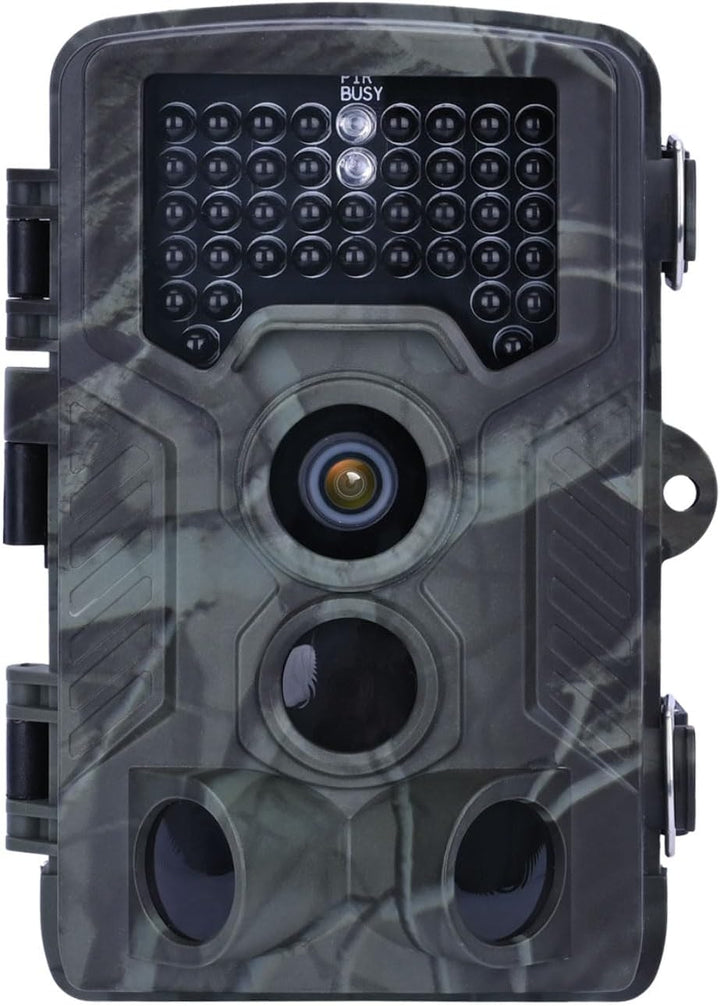 Full-HD-Wildkamera 24 MP mit 3 Bewegungssensoren – Nachtsicht, Serienbild- & Zeitraffer-Funktion, Fa