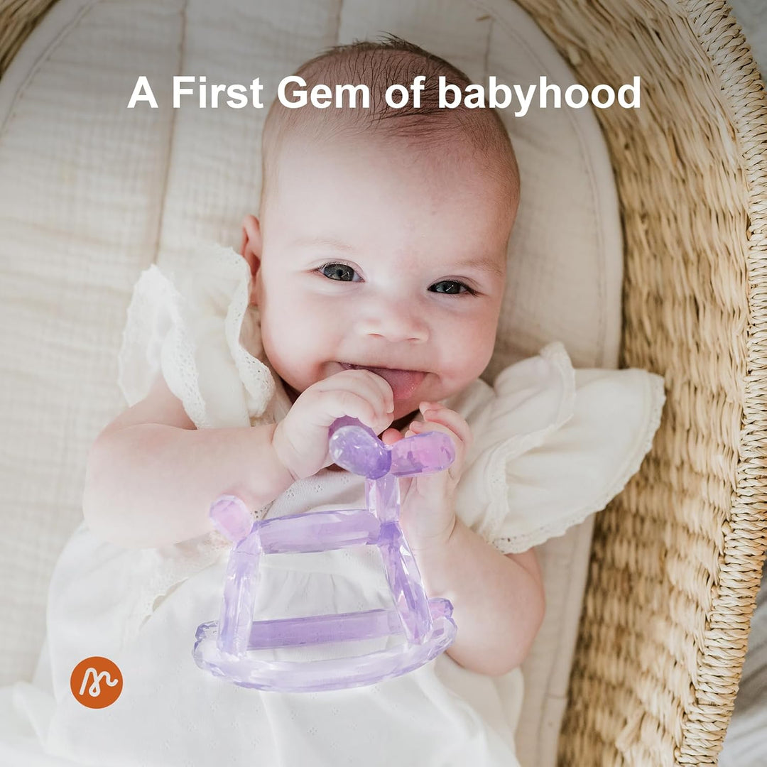 Teething Toys for für Babys von 3-6 Monaten – Crystal Jelly Teether, BPA-frei, Geruchlos, Beugt Erst