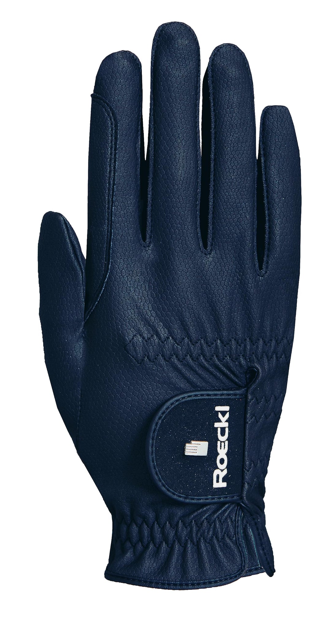Roeckl Sports Reithandschuh ROECK-Grip PRO, Unisex Sommer Handschuh, 3 Farben, Grösse 6-11 6 Marine,