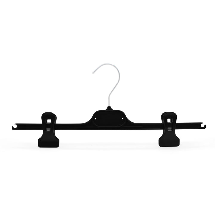 Kiroplast Kleiderbügel Für Röcke Kleiderbügel Hosen Clips Kleiderbügel Für Hosen 36cm (20, Schwarz)