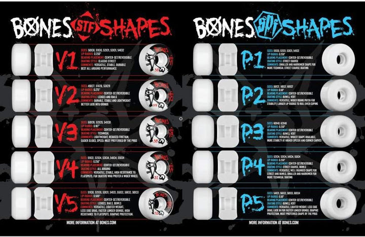 Bones Wheels 14 V4 Wide 100 Stück Skateboard-Räder 52 mm Schwarz, 52 mm Schwarz
