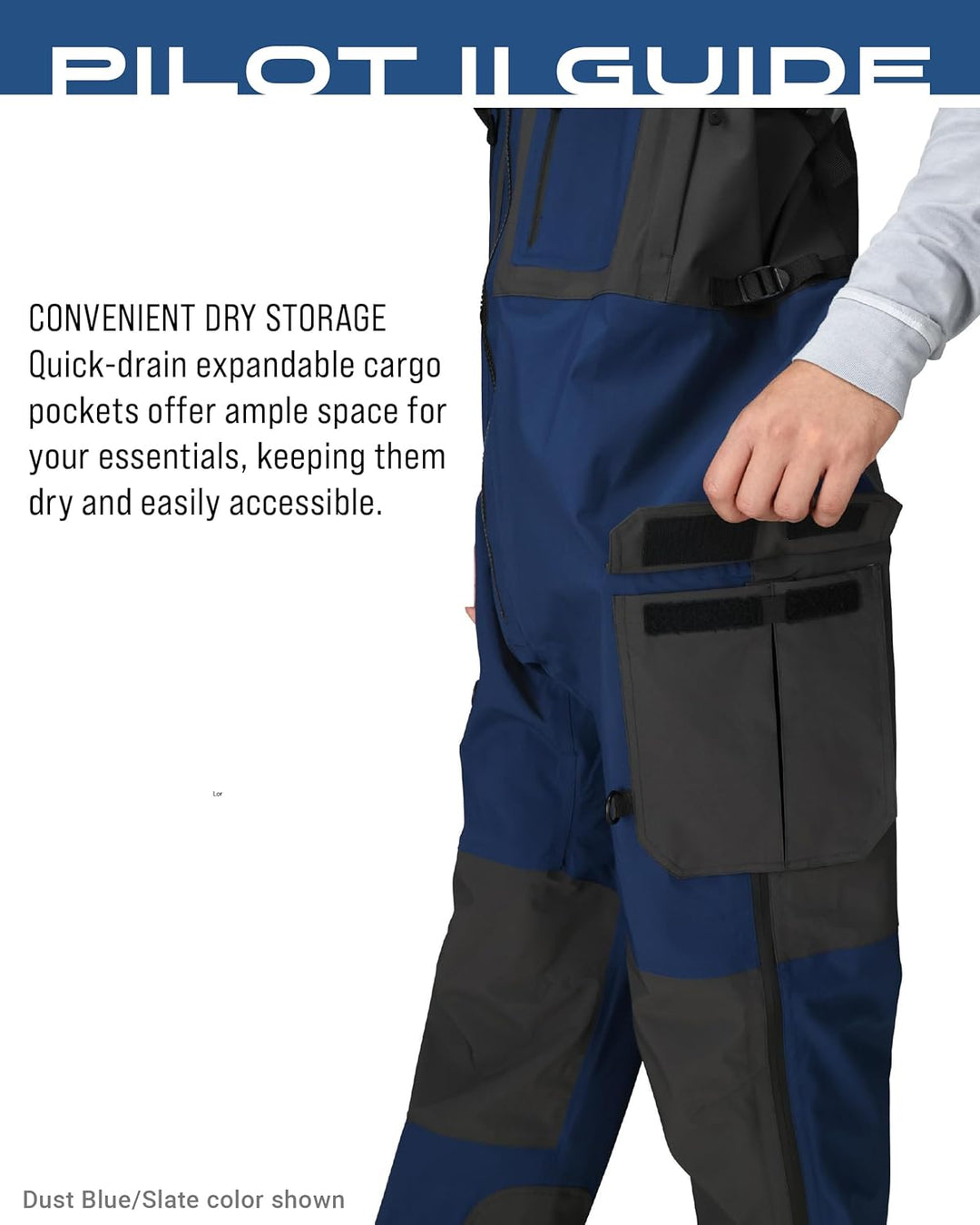 frogg toggs Herren Pilot Ii Guide Waterproof Breathable Rain Bib Pilotenführer Lätzchen (1er Pack) S