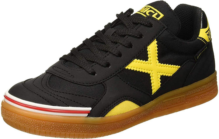 Munich Unisex Kinder Gresca Kid S Fitnessschuhe 34 EU Schwarz Gelb, 34 EU Schwarz Gelb