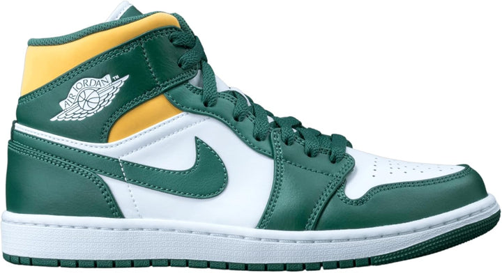 Nike Damen WMNS Air Jordan 1 Mid Sneaker 38.5 EU Grün, 38.5 EU Grün