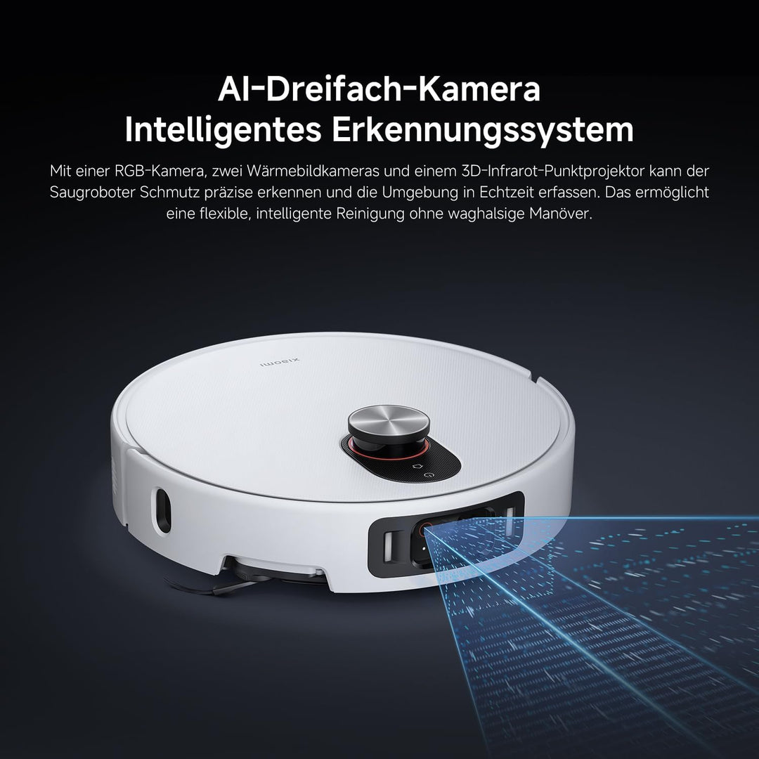 XIAOMI Robot Vacuum 5 Pro Saugroboter mit Wischfunktion, 20.000Pa, Ausfahrbarer Mopp &amp; Seitenbürste,