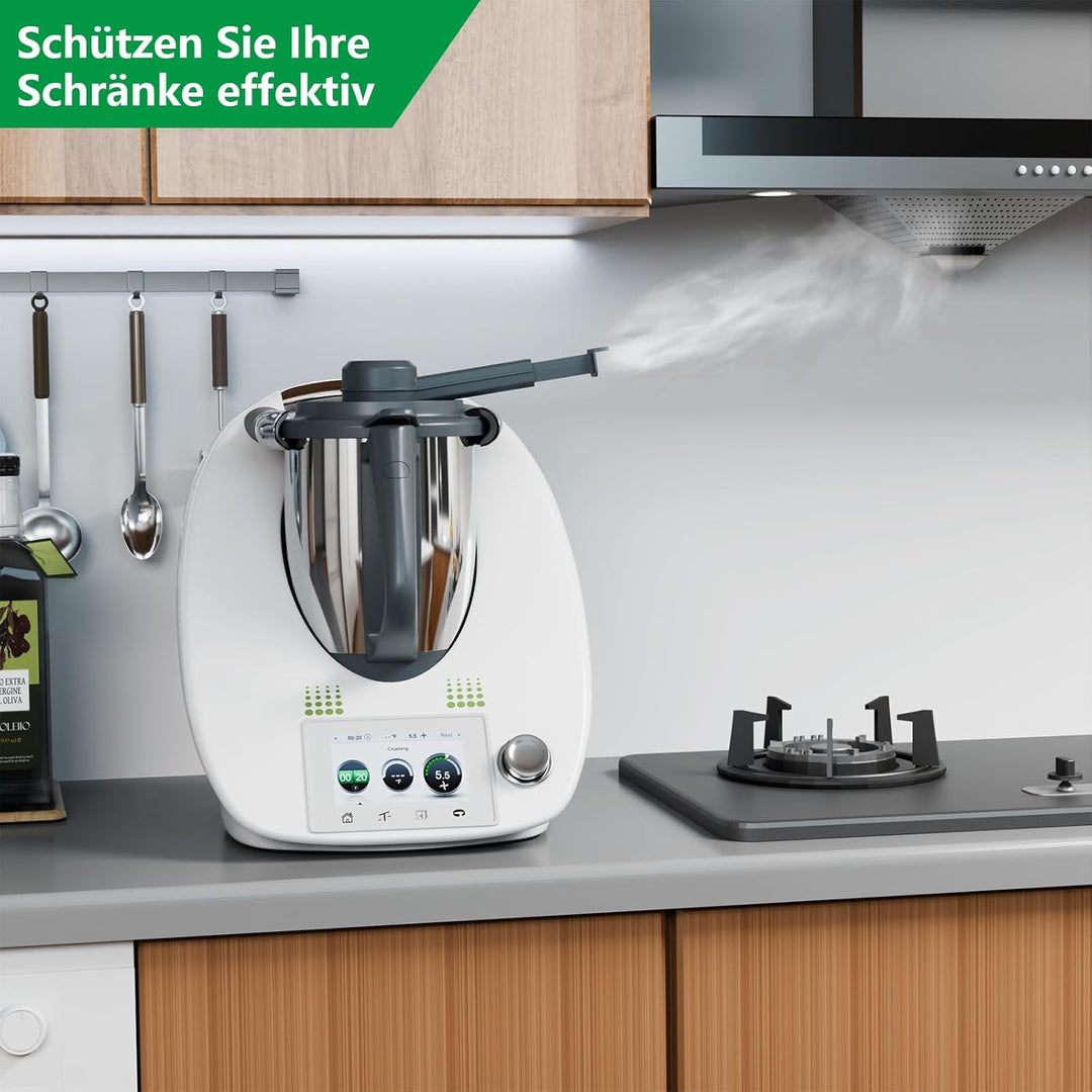 Dampfumleiter für Thermomix TM5 TM6 TM31 TM21, Dampfableiter für Küchen Hängeschränke Schutz, Dampf