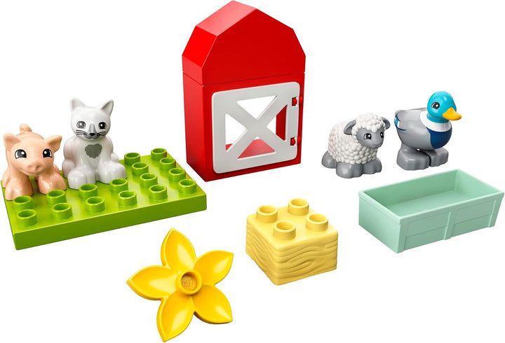 LEGO DUPLO Town Farm Animal Care 10949 Imaginative Build-and-Play Toy for Toddlers; Buildable Farm P