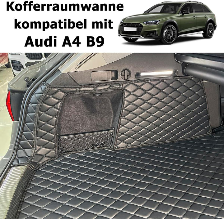 Kofferraumwanne für Audi A4 V (B9) Kombi (Avant) 2015-2025 | Kofferraummatte kofferraum schutzmatte