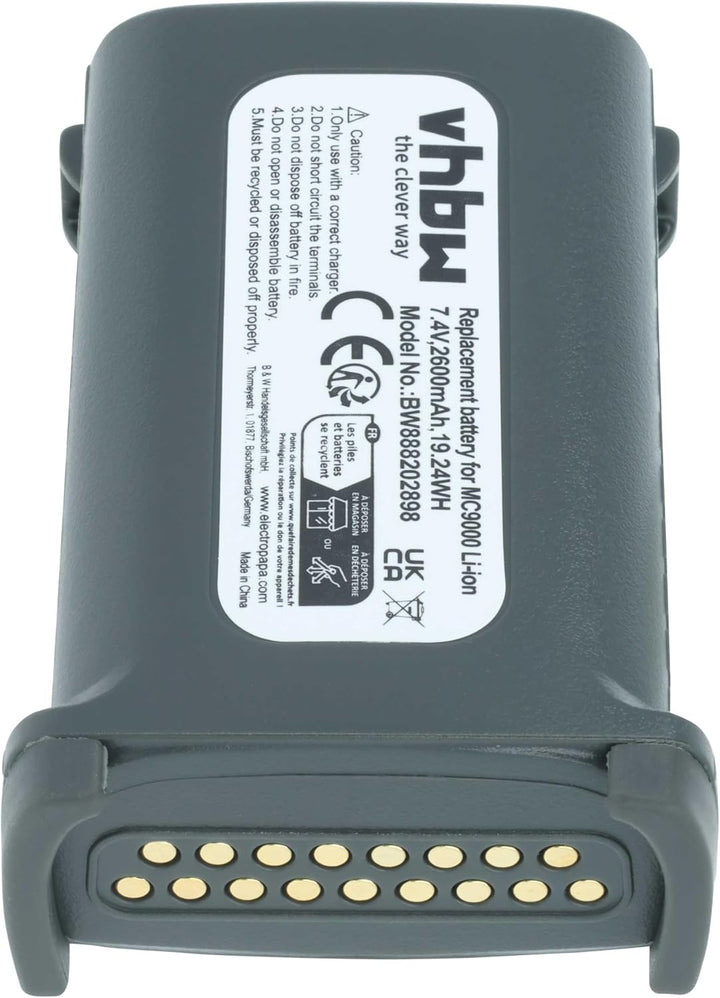vhbw 2X Akku Ersatz für Symbol 21-65587-03