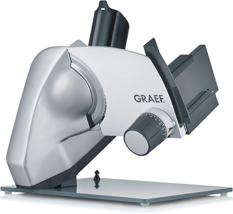 GRAEF Allesschneider S52200 silber | Universale Schneidemaschine für die Küche | Brotschneidemaschin