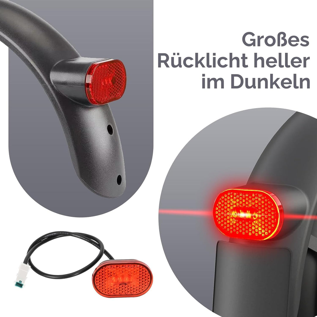 aibiku Hinteres Schutzblech für Xiaomi M365, 1S, Essential, Pro, Pro 2 Scooter, verbesserte Version,