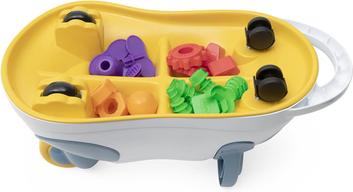 Chicco, 3in1 Panda, Rutscher mit Schwenkbaren Rädern, Schubkarrenmodus, Montessori-Unterteilungsfach