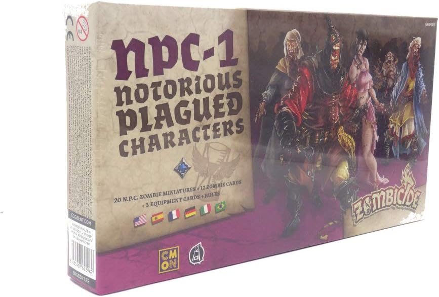 Zombicide Black Plague: N.P.C. #1 Asmodee Brettspiel Brettspiel Figurenset