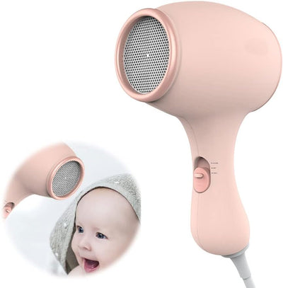 Lotvic Kinderfön, 550W Miniföhn für Mädchen, Föhn für Kinder, Kinder Föhn mit 3 Temperatur, Reiseföh