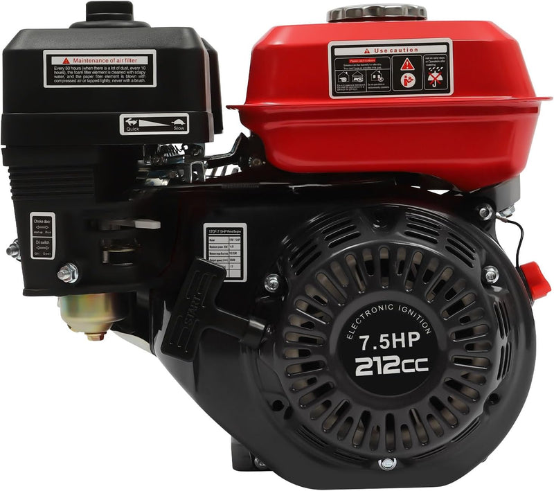 BJTDLLX 7.5 PS 210cc Benzinmotor Kartmotor Standmotor Antriebsmotor 4 Takt 3600 U/min Ersatzmotor 20