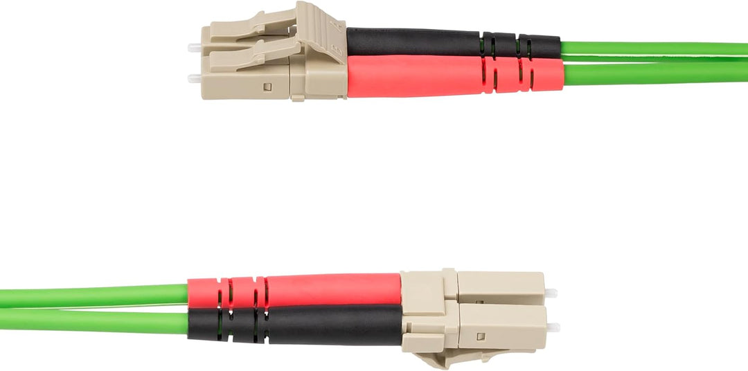 StarTech.com 2m LC zu LC (UPC) OM5 Multimode Glasfaserkabel, 50/125µm Duplex LOMMF Zipcord, 40G/100G