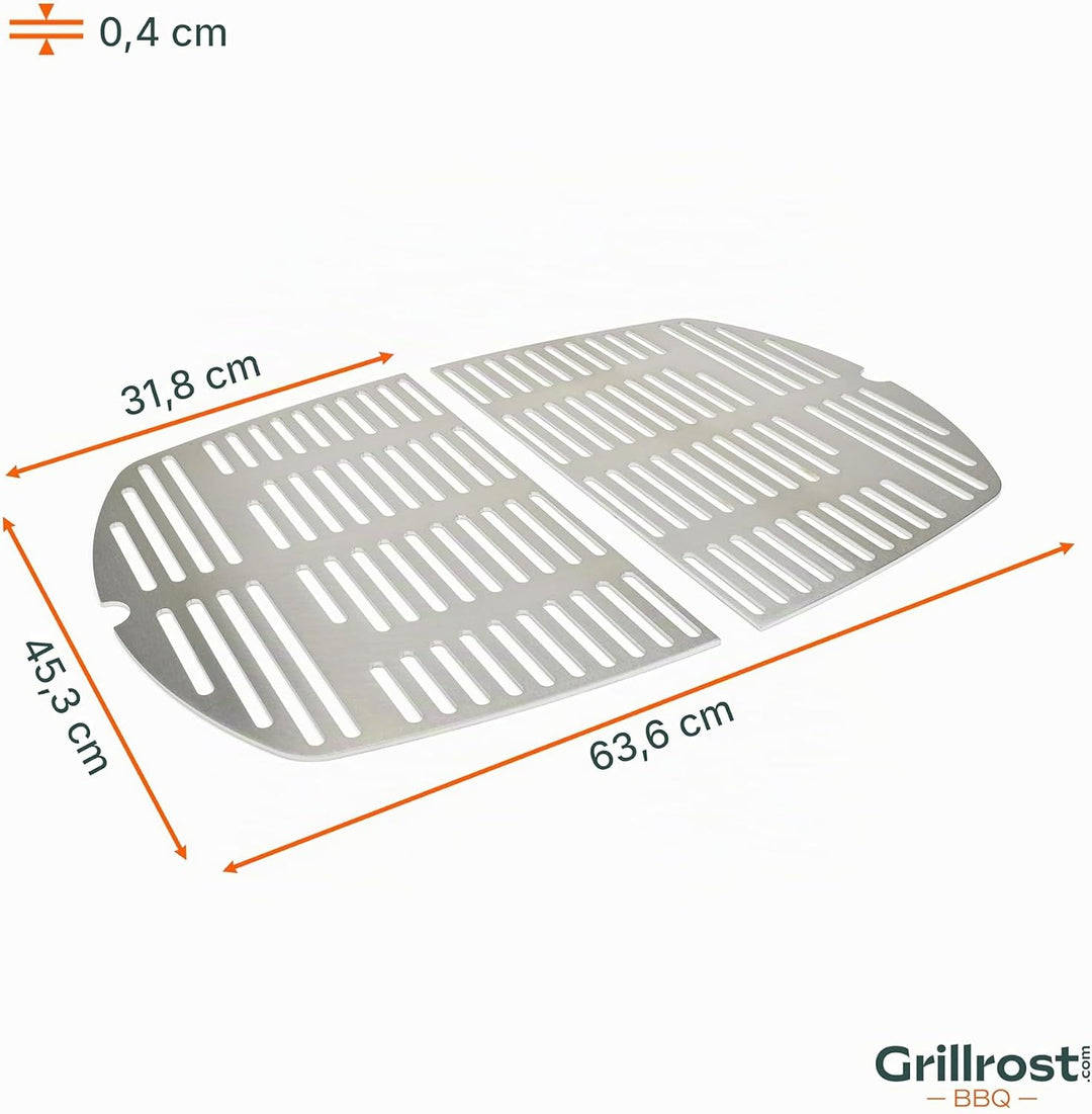 Grillrost.com Das Original Edelstahl INOX Grillroste für die Weber Q300/3000 Baureihe | spülmaschine