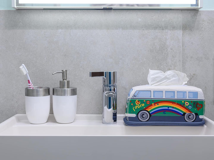 BRISA VW Collection - Volkswagen Neopren Kosmetik-Servietten-Spender-Papier-Taschentuch-Tissue-Box f