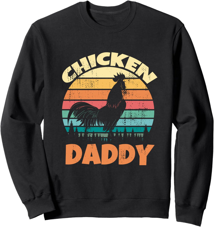 Huhn Hintern Lustige Huhn Papa Geschenke für Geflügelzüchter Sweatshirt